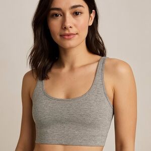 Offline By Aerie Heather Gray Sports Bra
